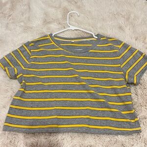 SHEIN Striped Crop Top